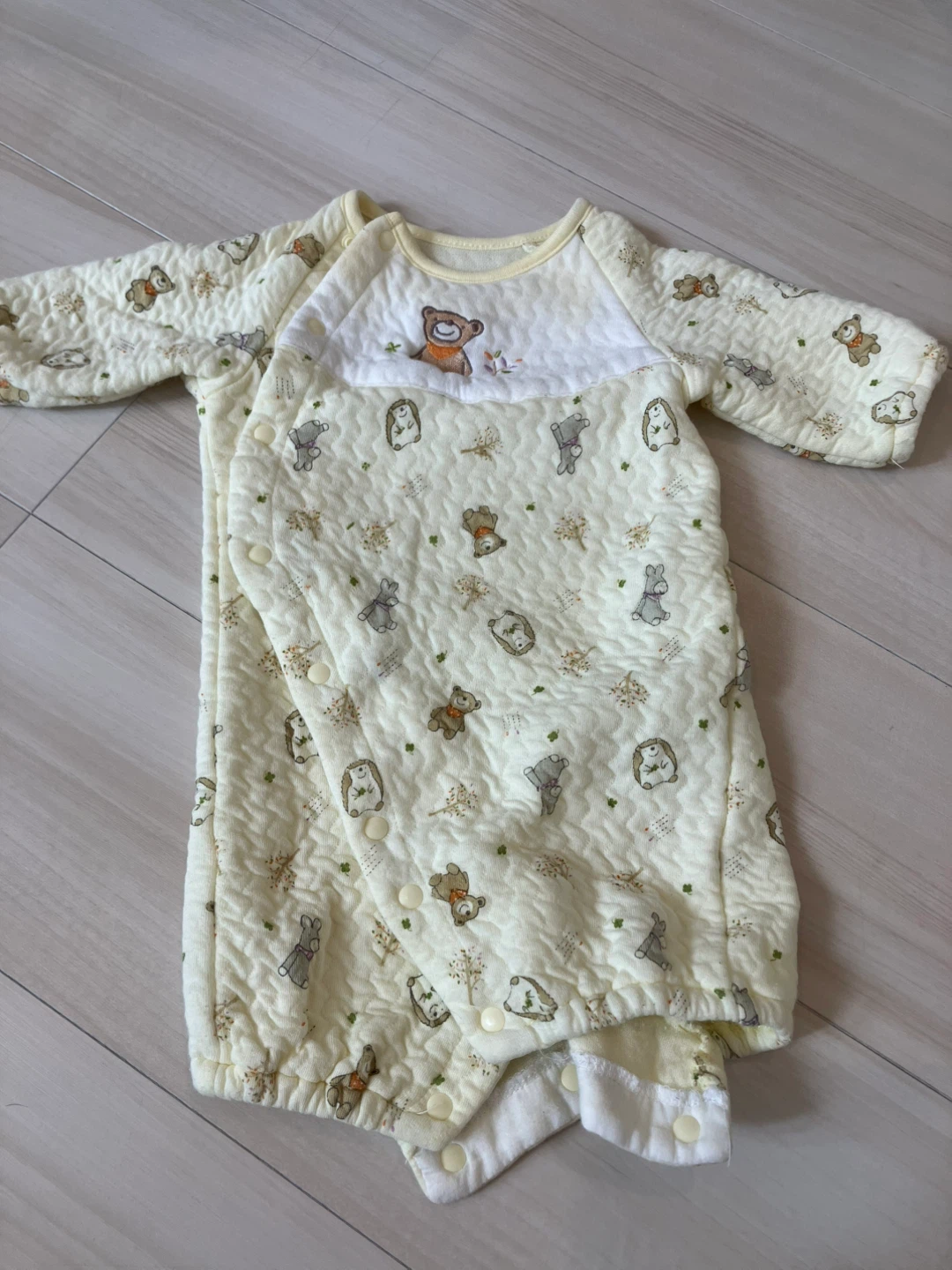 新生児 ツーウェイオール クマ柄 50-60cm