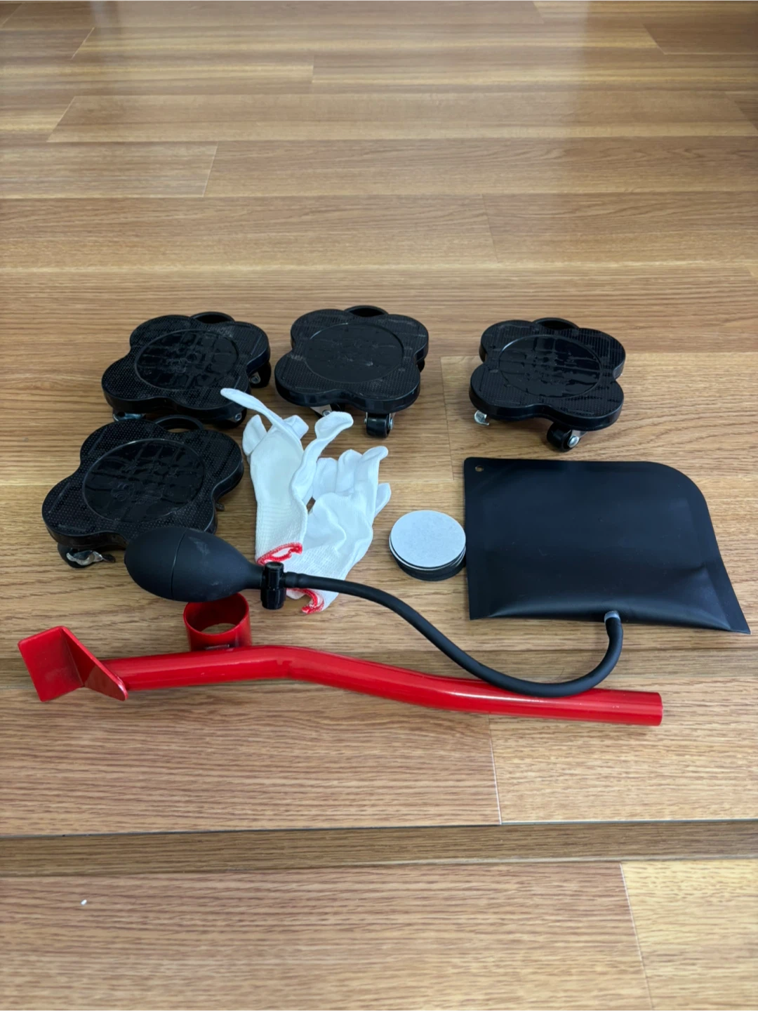 家具移動キャスターセット 500kg対応 1回使用