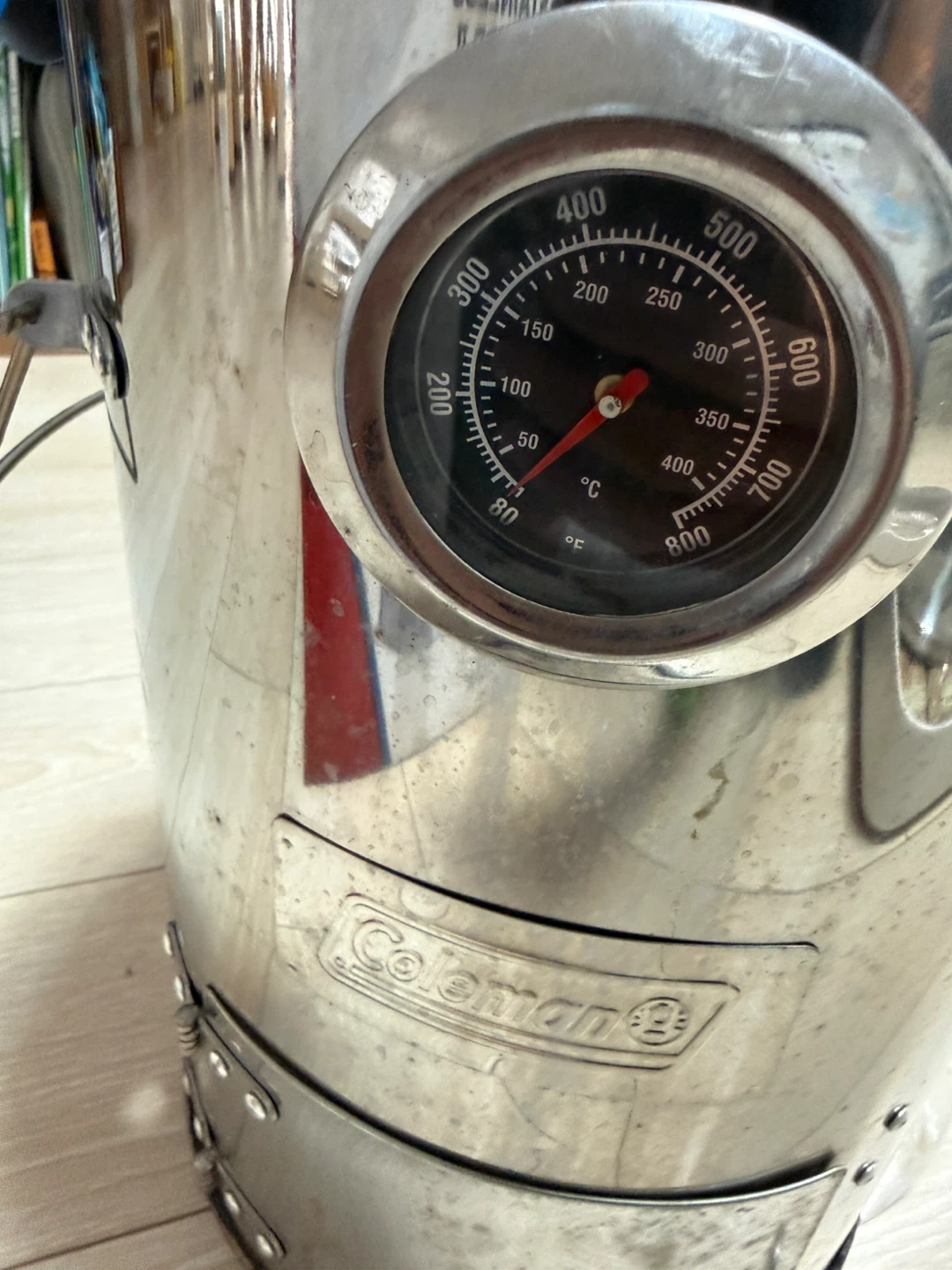 Coleman ステンレススモーカーII 燻製器の写真4枚目