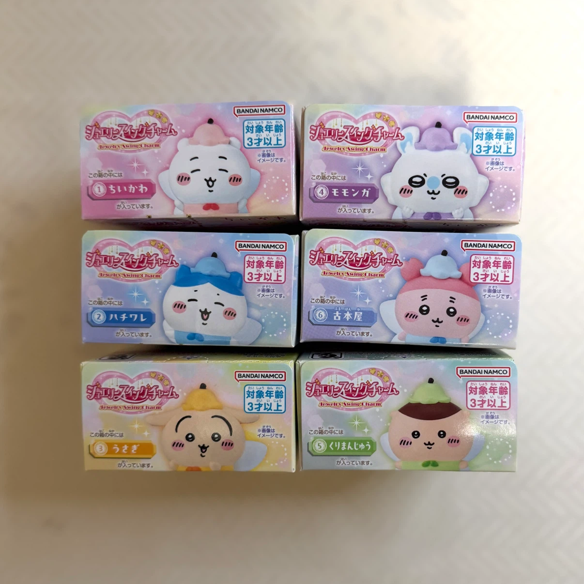 ちいかわ ジュエリースイングチャーム 6種セットの写真2枚目