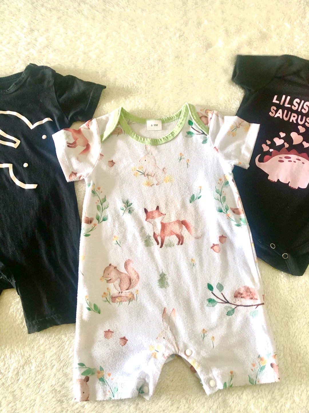 👶✨ベビー ロンパース 3点セット 80cm 生後6~9ヶ月 🌟✨の写真4枚目