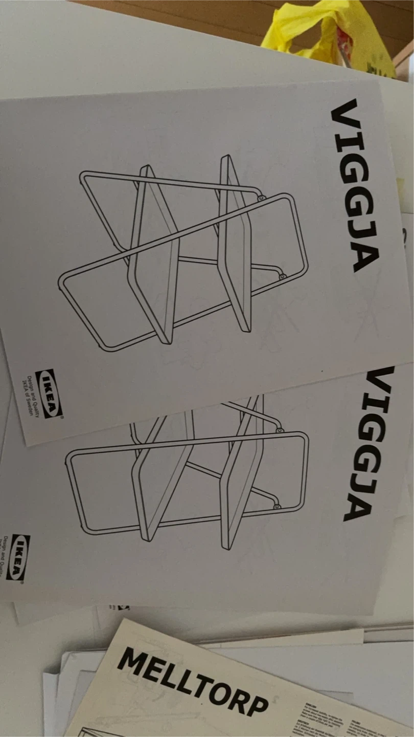 イケア VIGGJA 折りたたみ式シェルフの写真4枚目