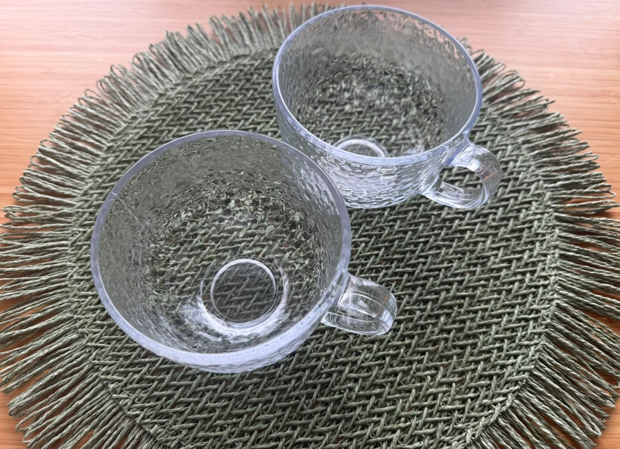 ZARA HOME クリアカップとランチョンマットセット