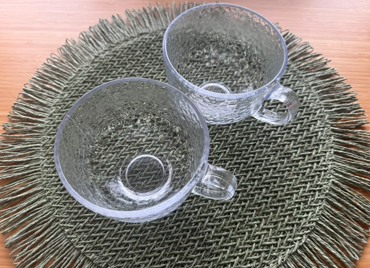 ZARA HOME クリアカップとランチョンマットセット