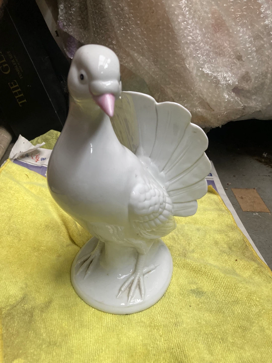 加藤工芸 鳩型照明 ライト 白 陶器製の写真4枚目
