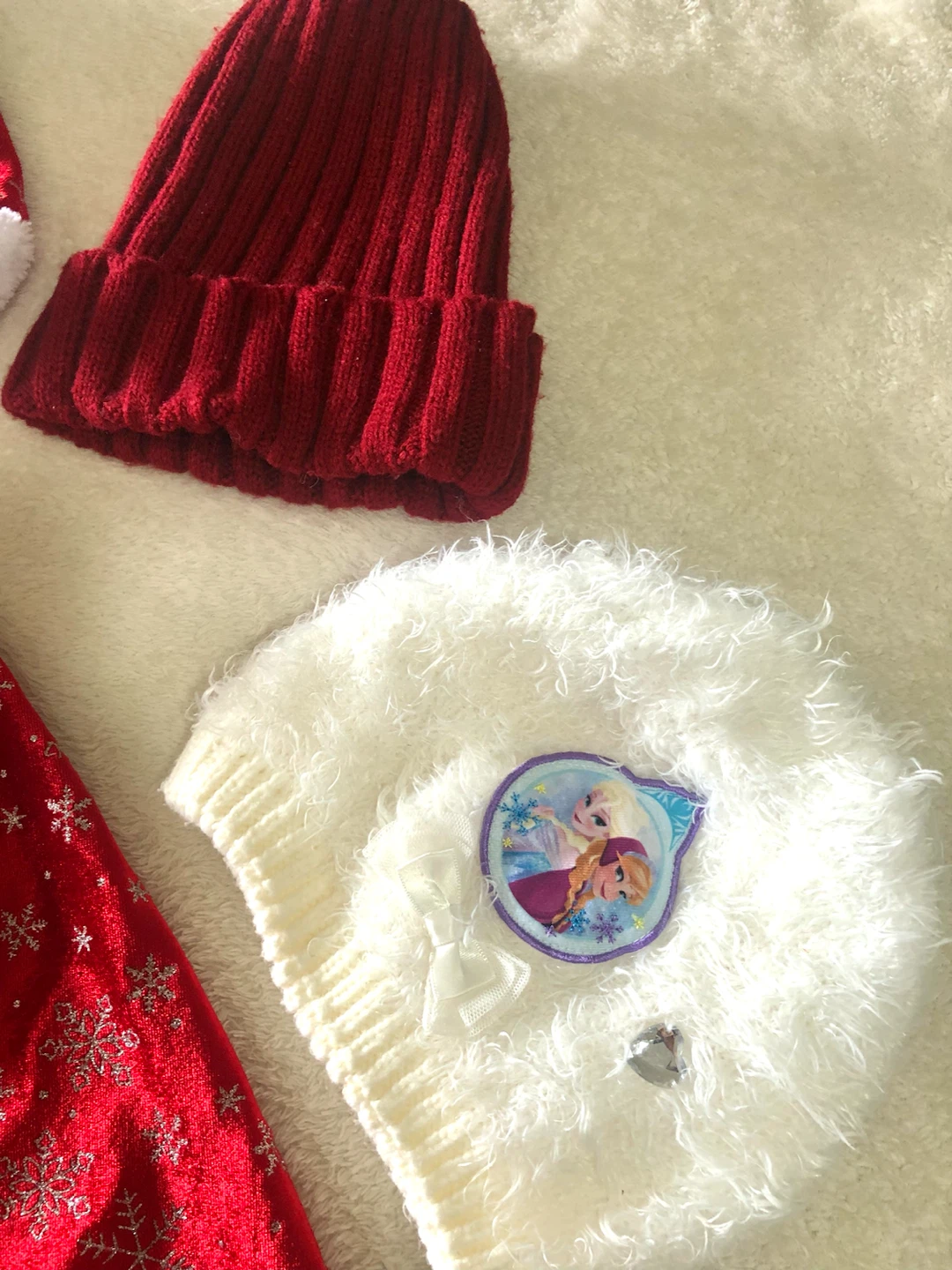 👧✨クリスマス衣装 マント＆ニット帽セット🌟✨の写真6枚目