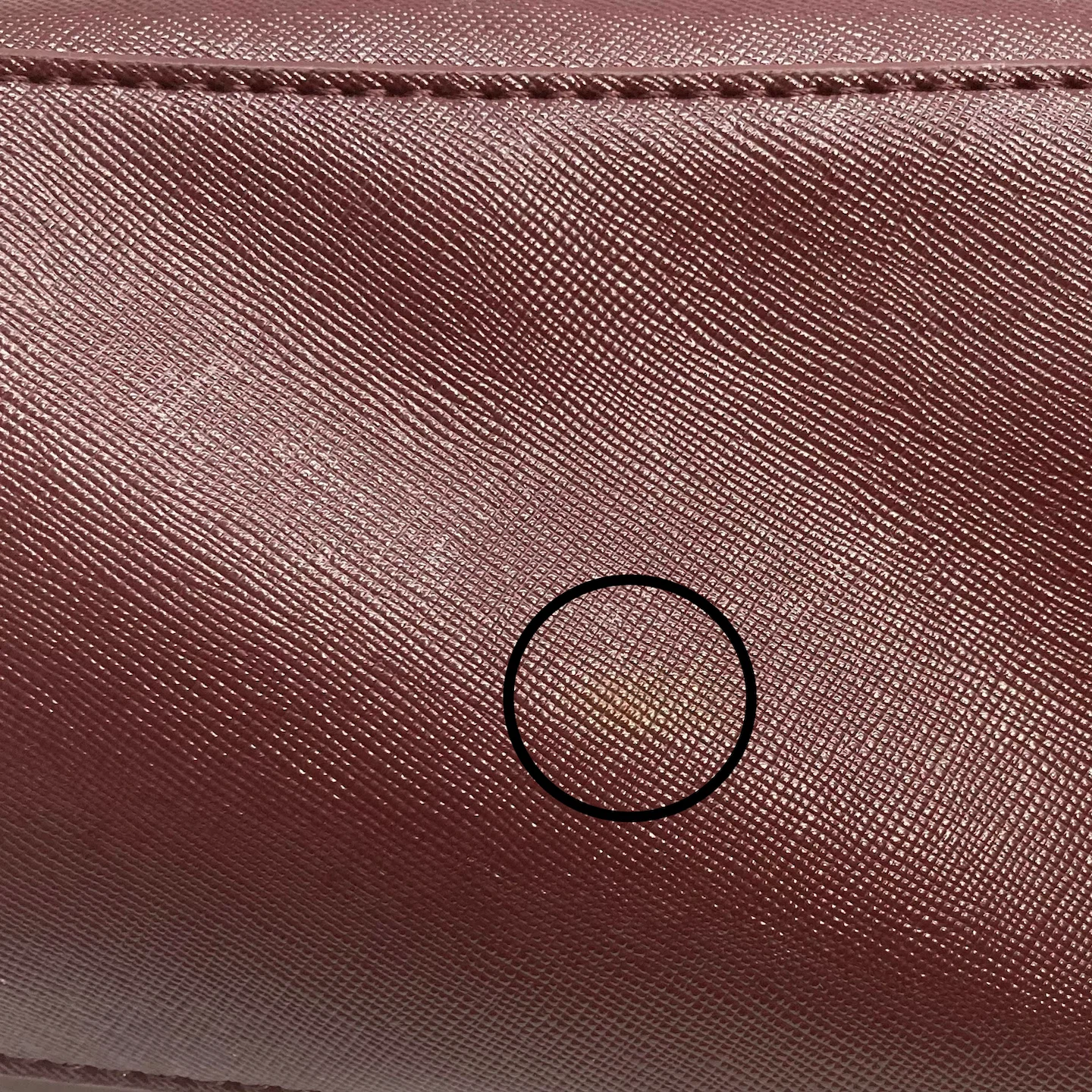【美品】蝶々チャーム付き ハンドバッグ axesfemme アクシーズ ファム 合成皮革の写真6枚目