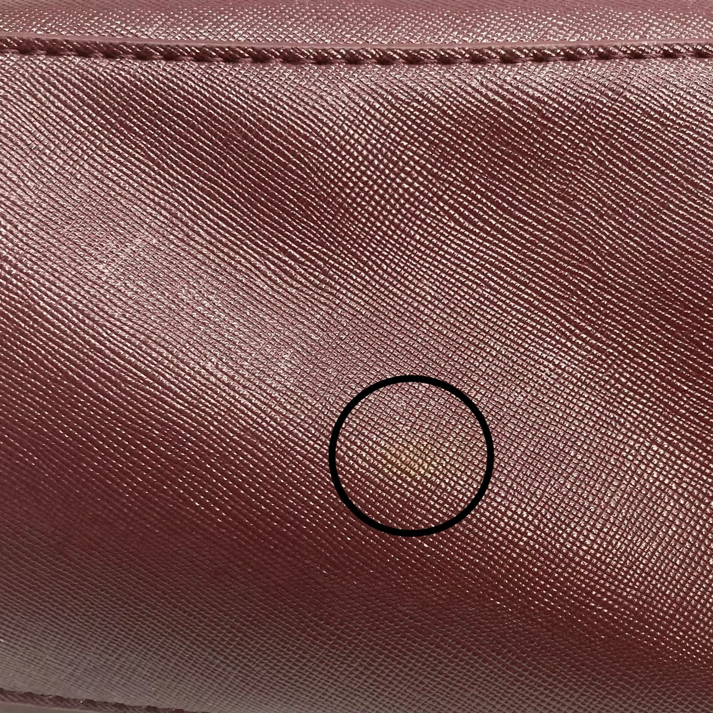 【美品】蝶々チャーム付き ハンドバッグ axesfemme アクシーズ ファム 合成皮革の写真6枚目