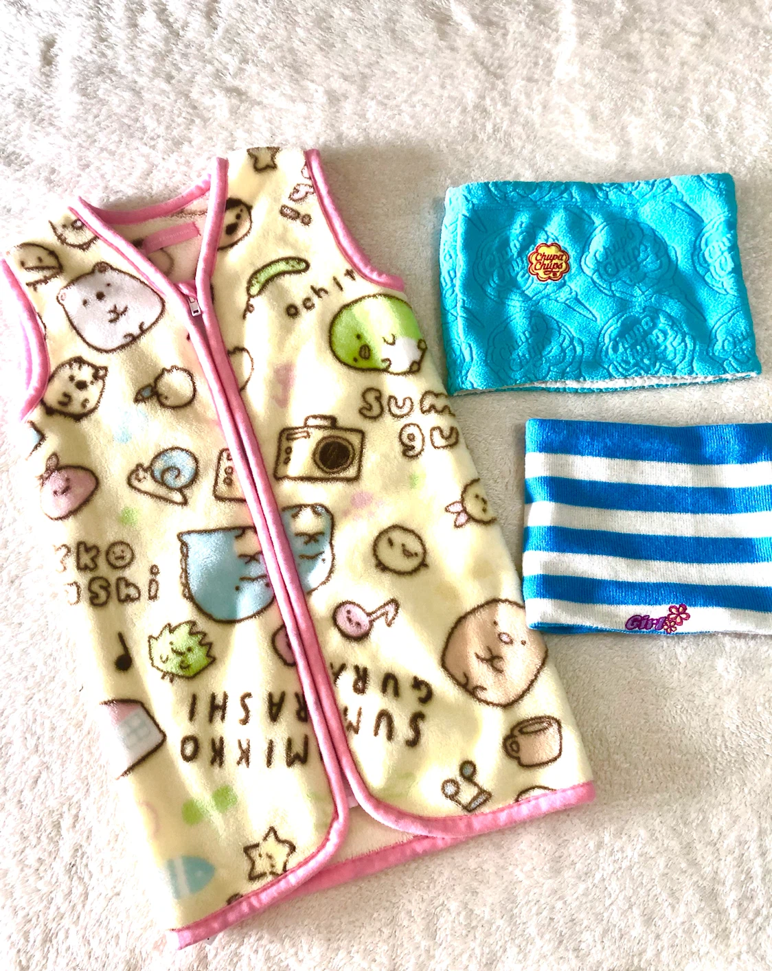 👧✨すみっコぐらし ベスト＆ネックウォーマー 3点セット✨