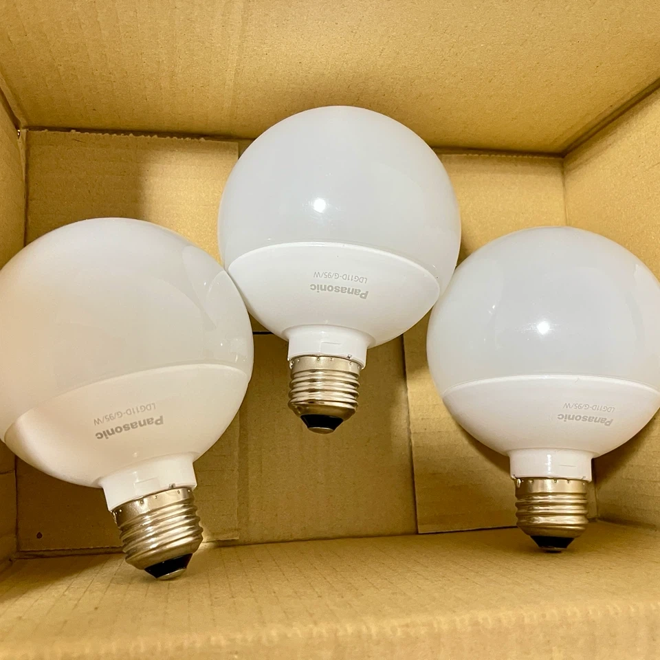 3個セット 昼光色 Panasonic LEDライト 電球 100W 95形