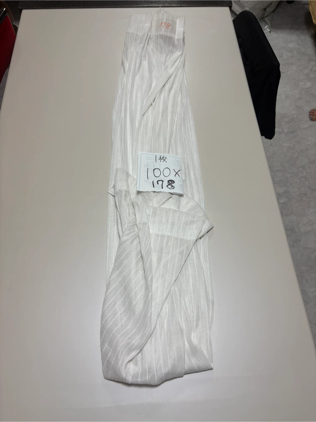 レースカーテン 1枚 幅100cm×丈178cm