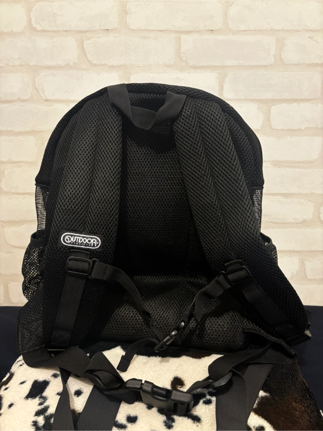 OUTDOOR PRODUCTS メッシュペットリュック 黒