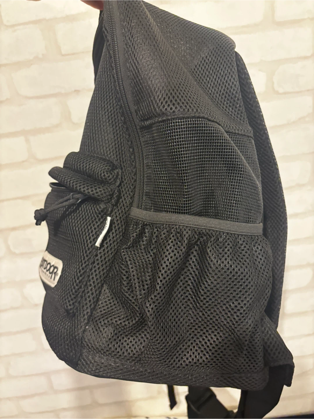 OUTDOOR PRODUCTS メッシュペットリュック 黒の写真3枚目
