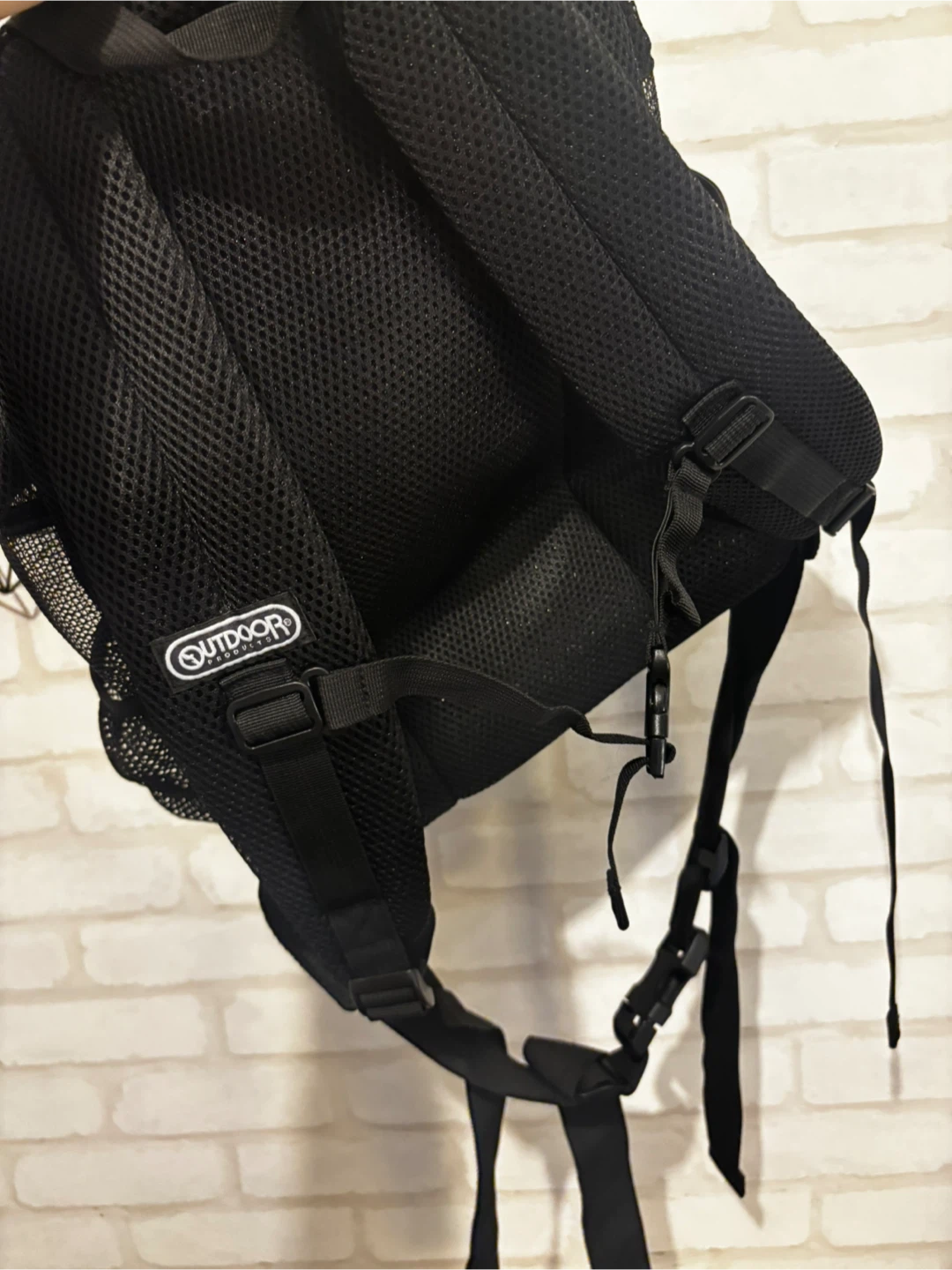 OUTDOOR PRODUCTS メッシュペットリュック 黒の写真4枚目