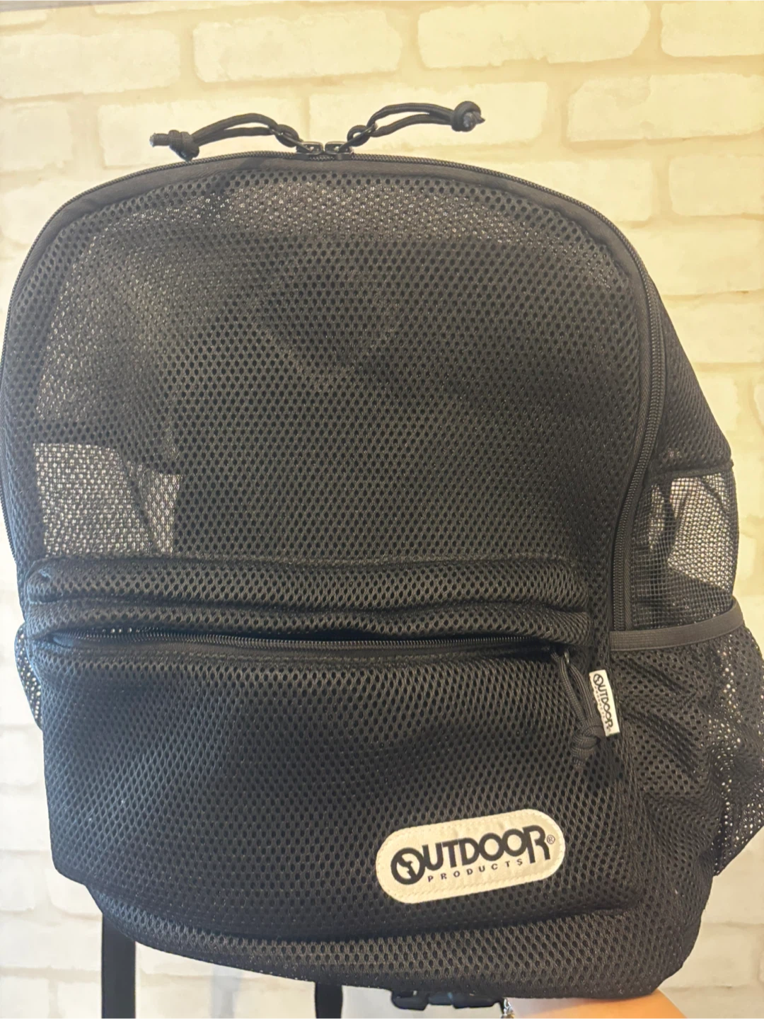 OUTDOOR PRODUCTS メッシュペットリュック 黒の写真2枚目