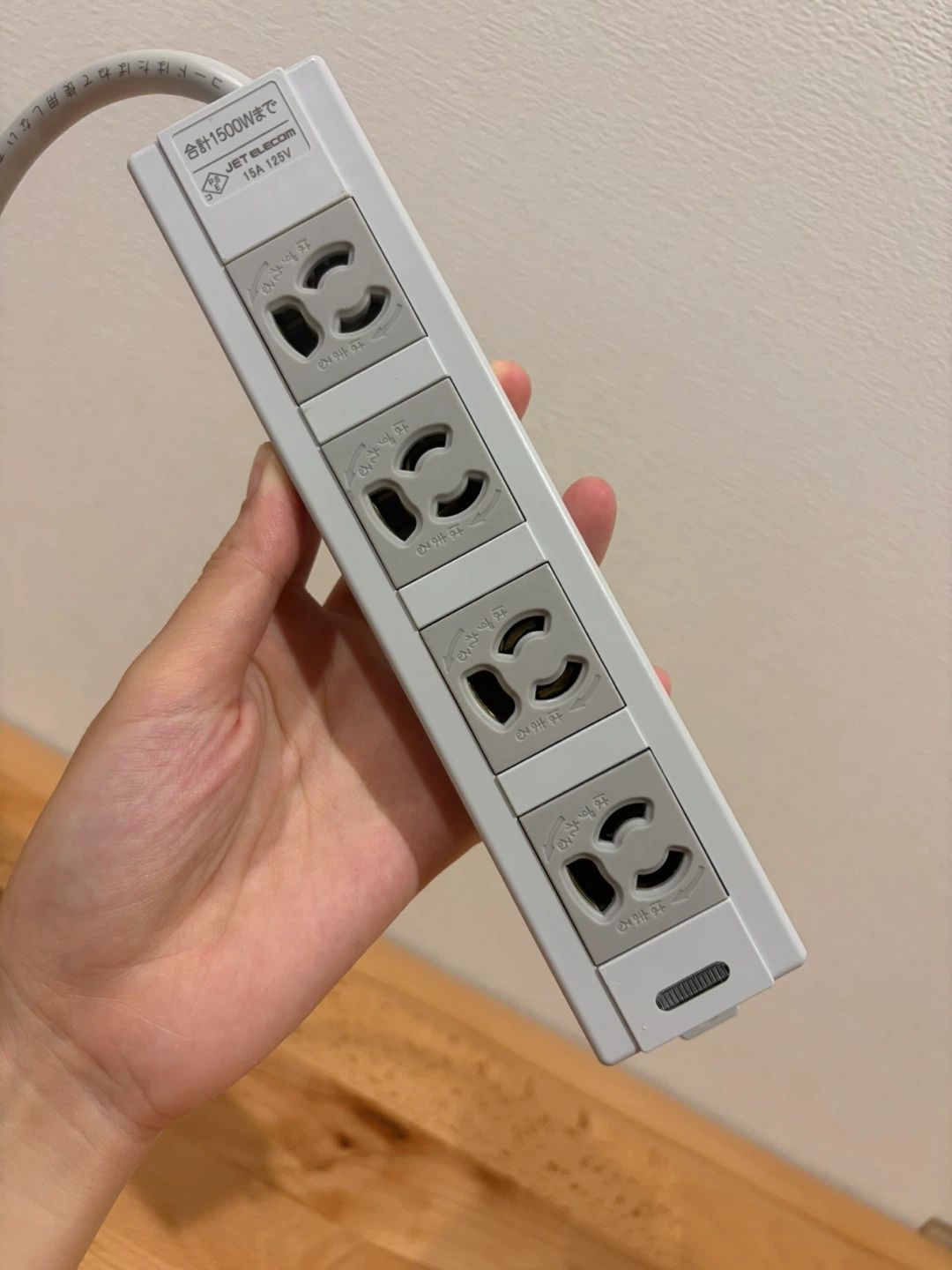 エレコム 電源タップ T-ECOH3410NMの写真3枚目