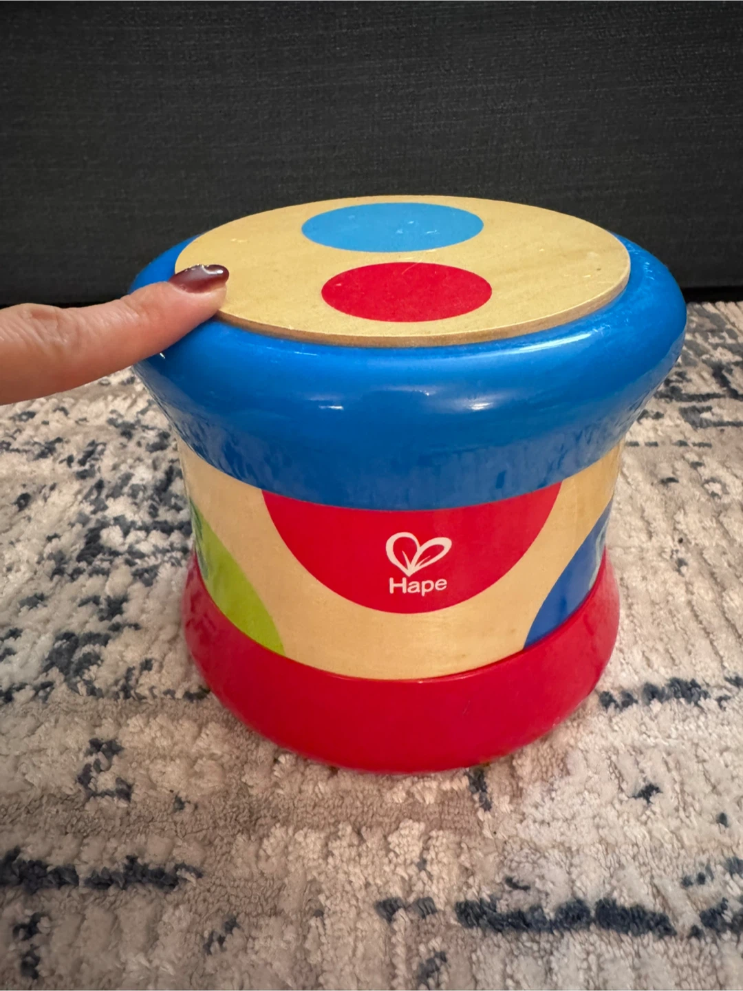 Hape ハペ ドラム 太鼓 知育玩具の写真4枚目