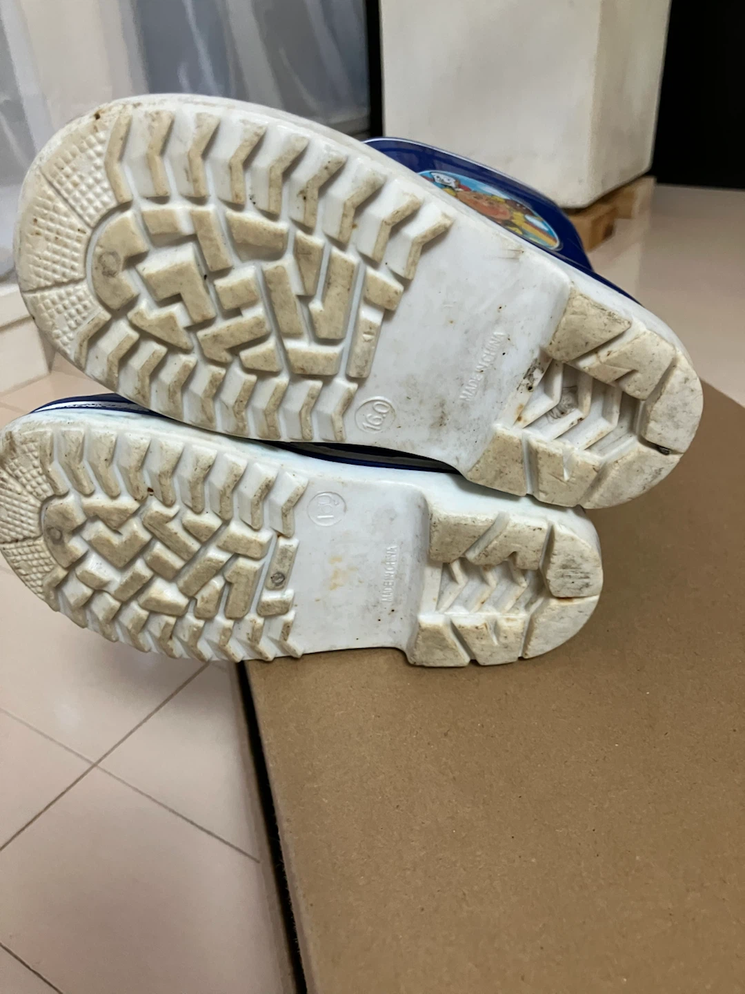 アンパンマン キッズ レインブーツ 16cm 青の写真3枚目