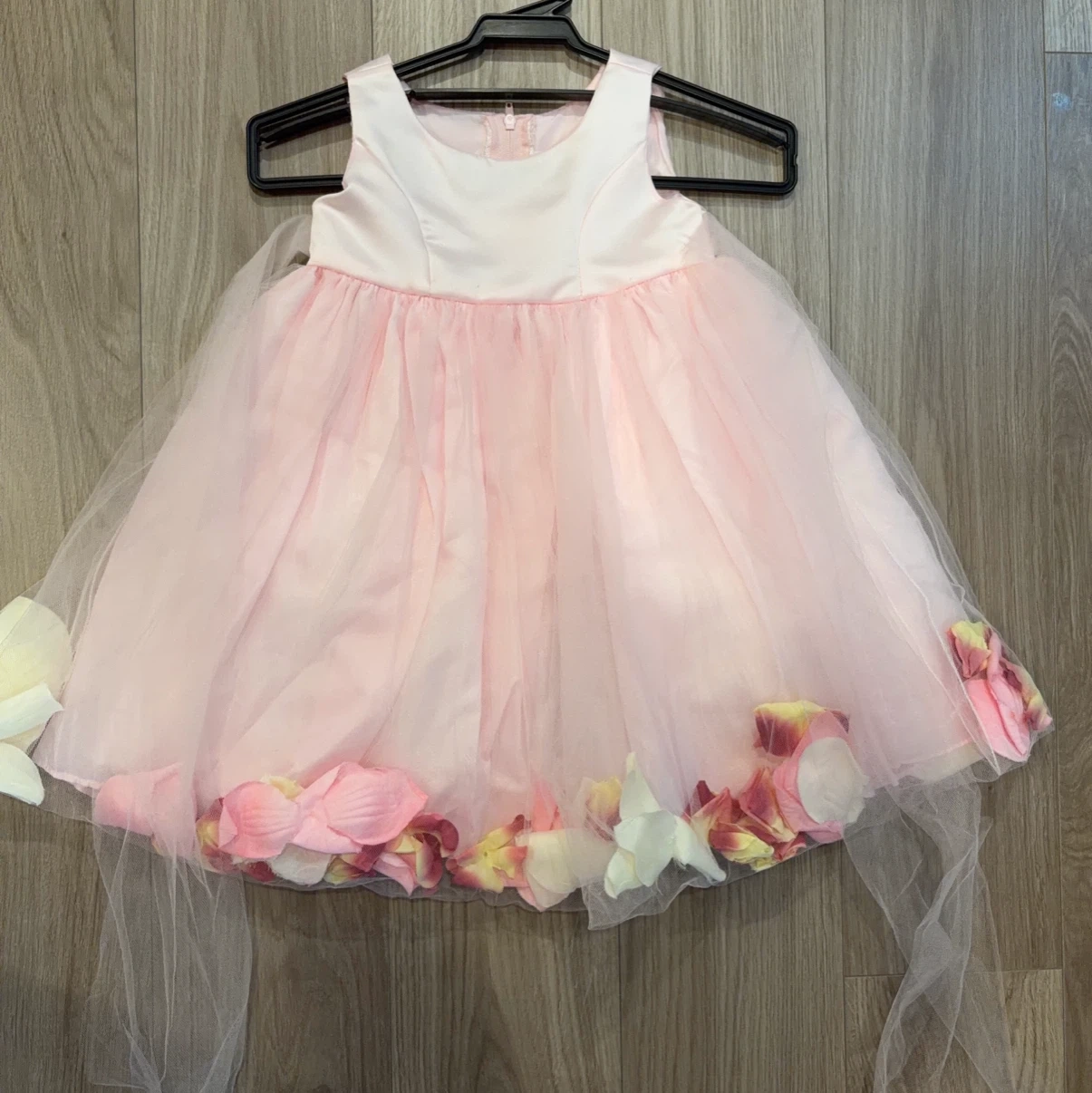セシキッド キッズドレス ピンク Mサイズ 花びら付