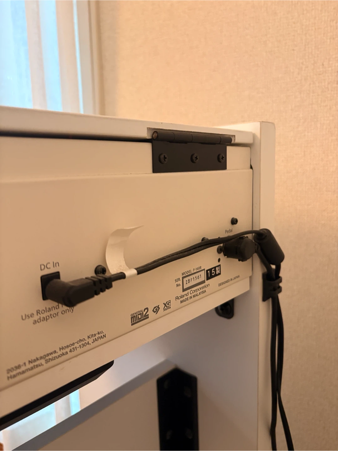 ローランド 電子ピアノ F-140Rの写真6枚目