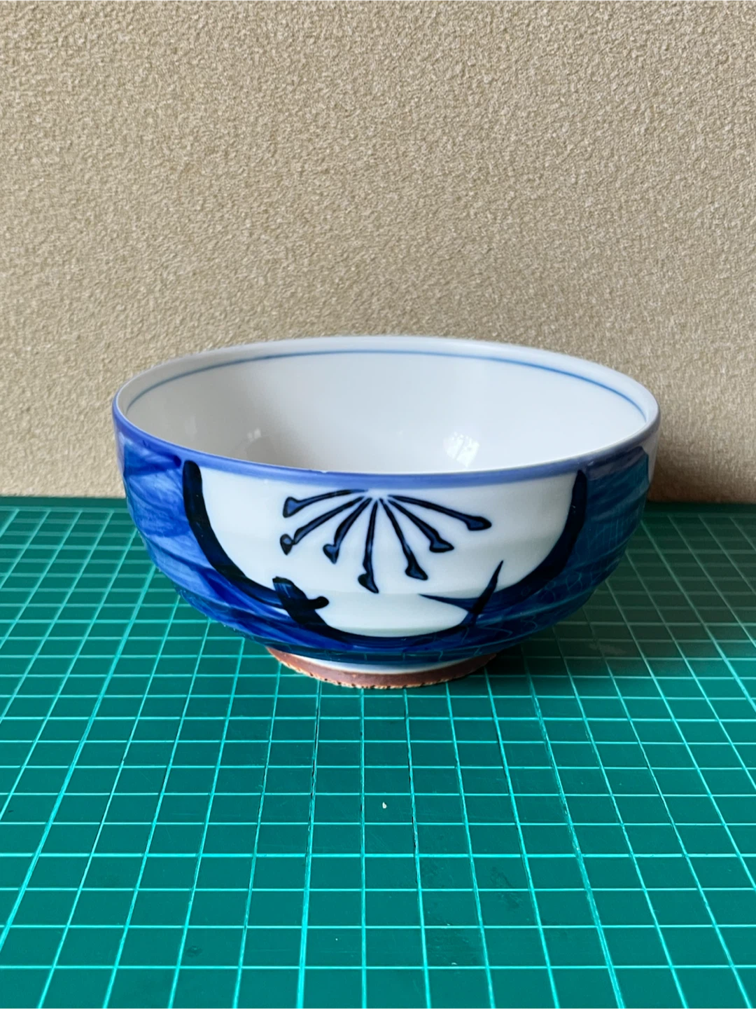 五陶 藍色染付 抹茶碗 陶器の写真2枚目