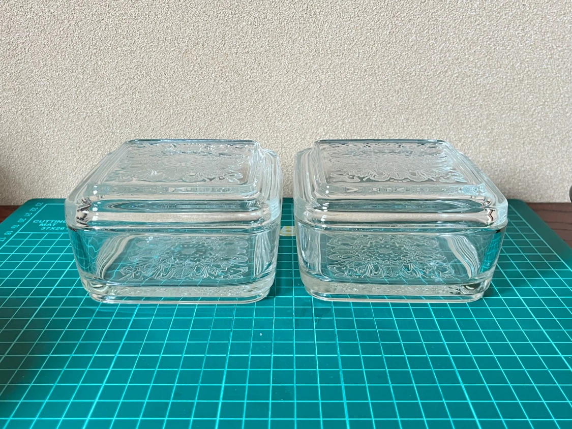 ガラス製保存容器 2個セット
