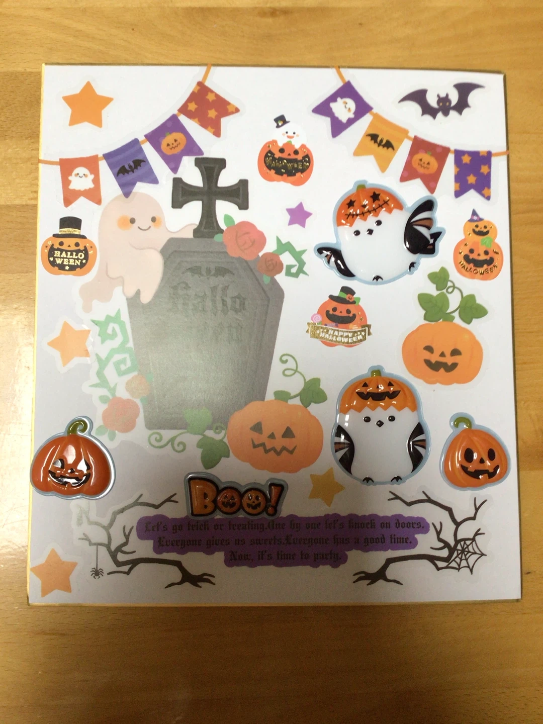 ハロウィン ステッカー&ぬりえセットの写真4枚目