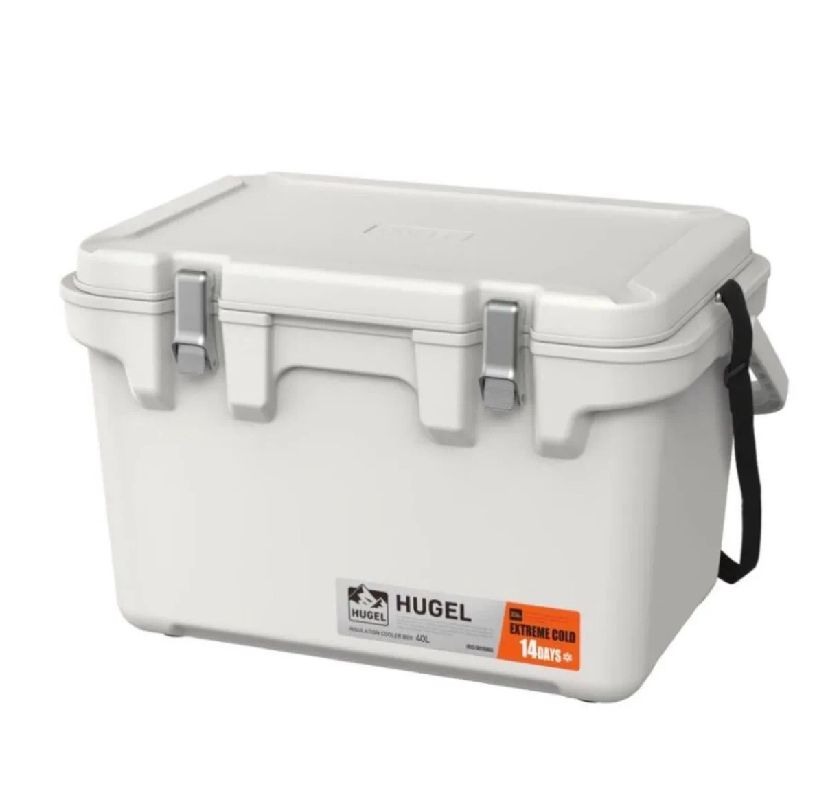 【2026年モデル 新品未使用未開封】 HUGEL 真空断熱クーラーボックス40L VITC-40R  HUGEL保冷剤2枚付き