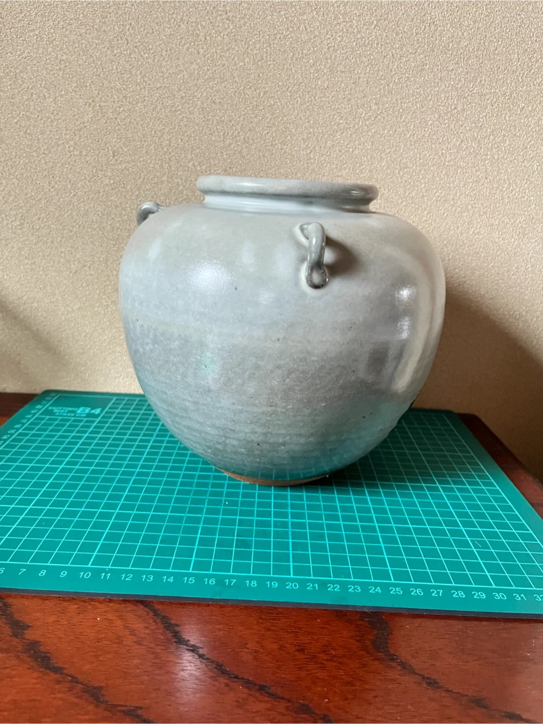 花柄 陶器製 花瓶 壺の写真3枚目