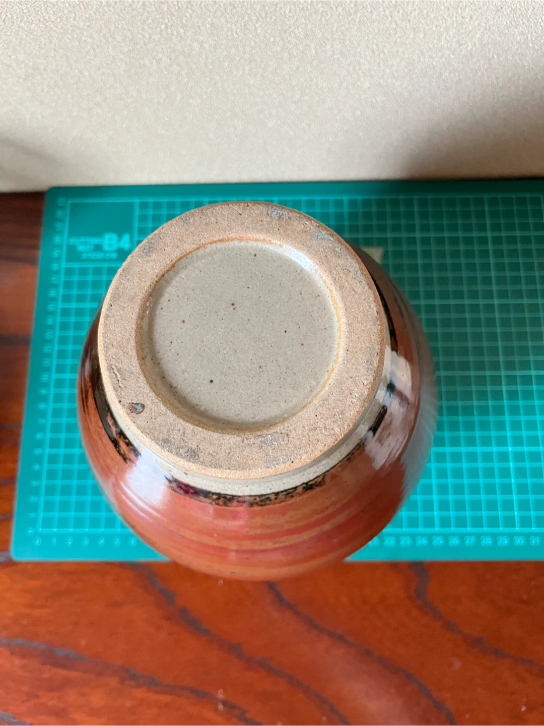 陶器 花瓶 茶色 和風 壺の写真4枚目