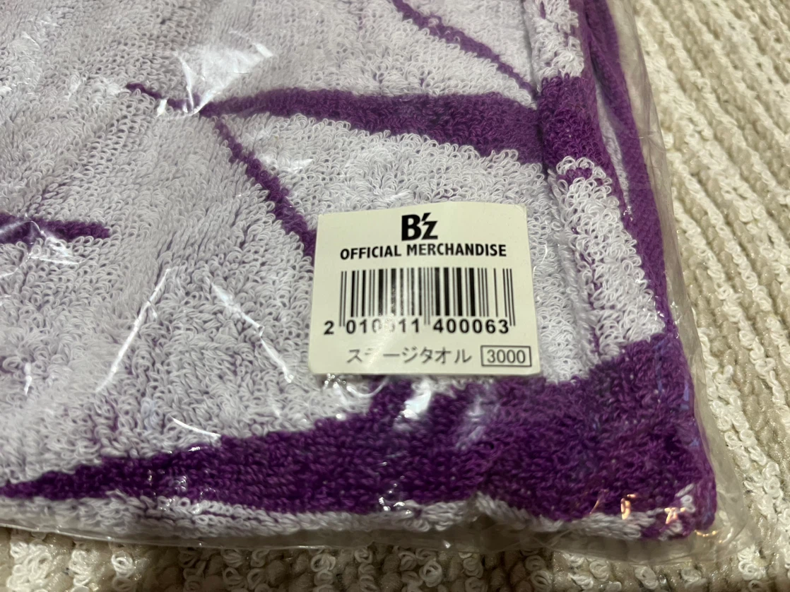 B'z LIVE-GYM 2010 ステージタオルの写真2枚目