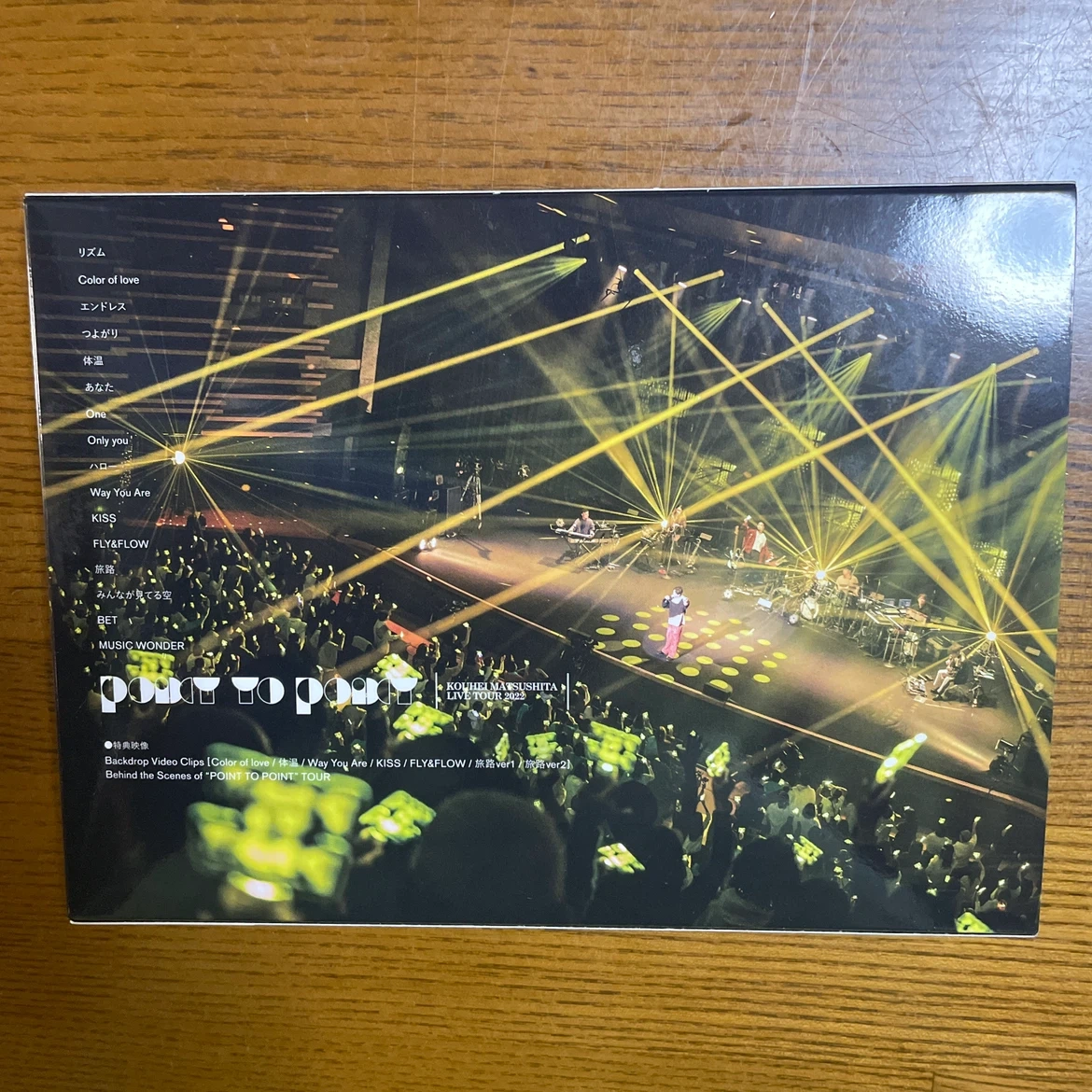 松下洸平 ライブBlu-ray POINT TO POINTの写真3枚目