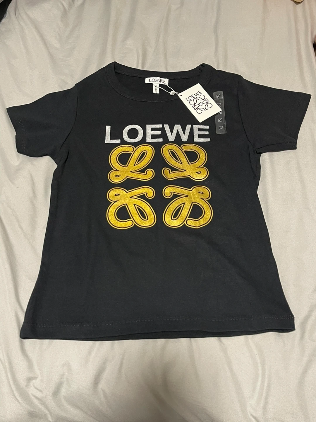 ロエベ Tシャツ ブラック Mサイズの写真3枚目