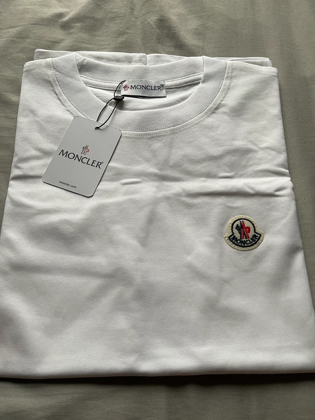 モンクレール Tシャツ ホワイト