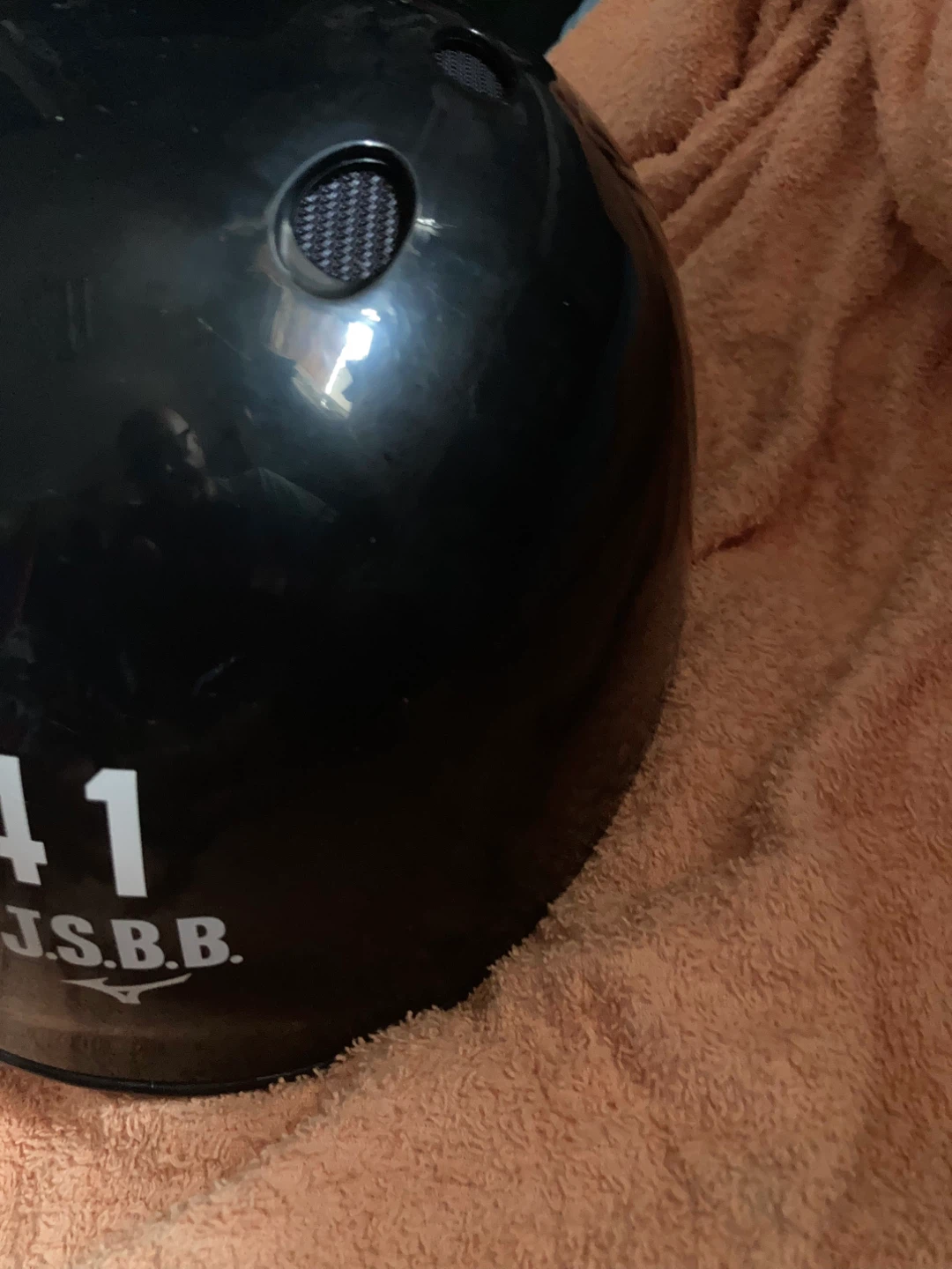 ミズノ 軟式用ヘルメット 黒 XOサイズ 2HA-307の写真2枚目