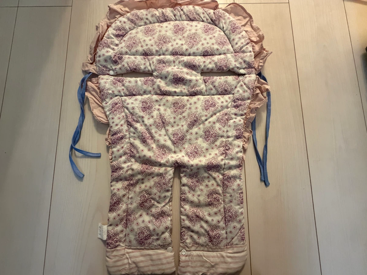 サンデシカ ベビーカー用 シート 花柄