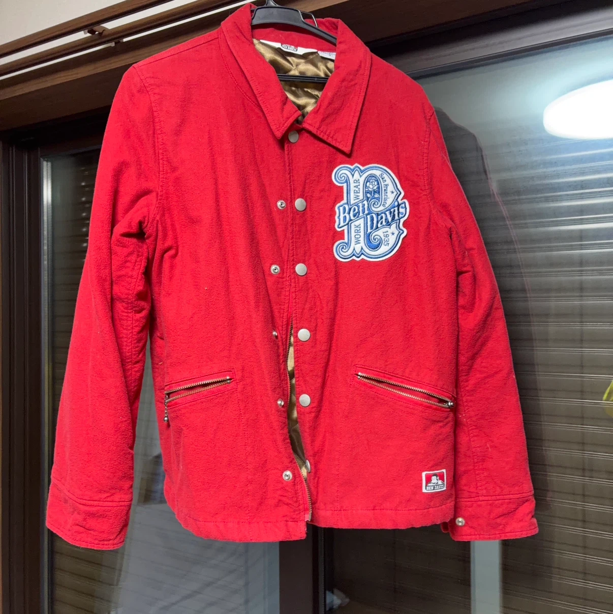 ベンデイビス ジャケット 赤 Mサイズ