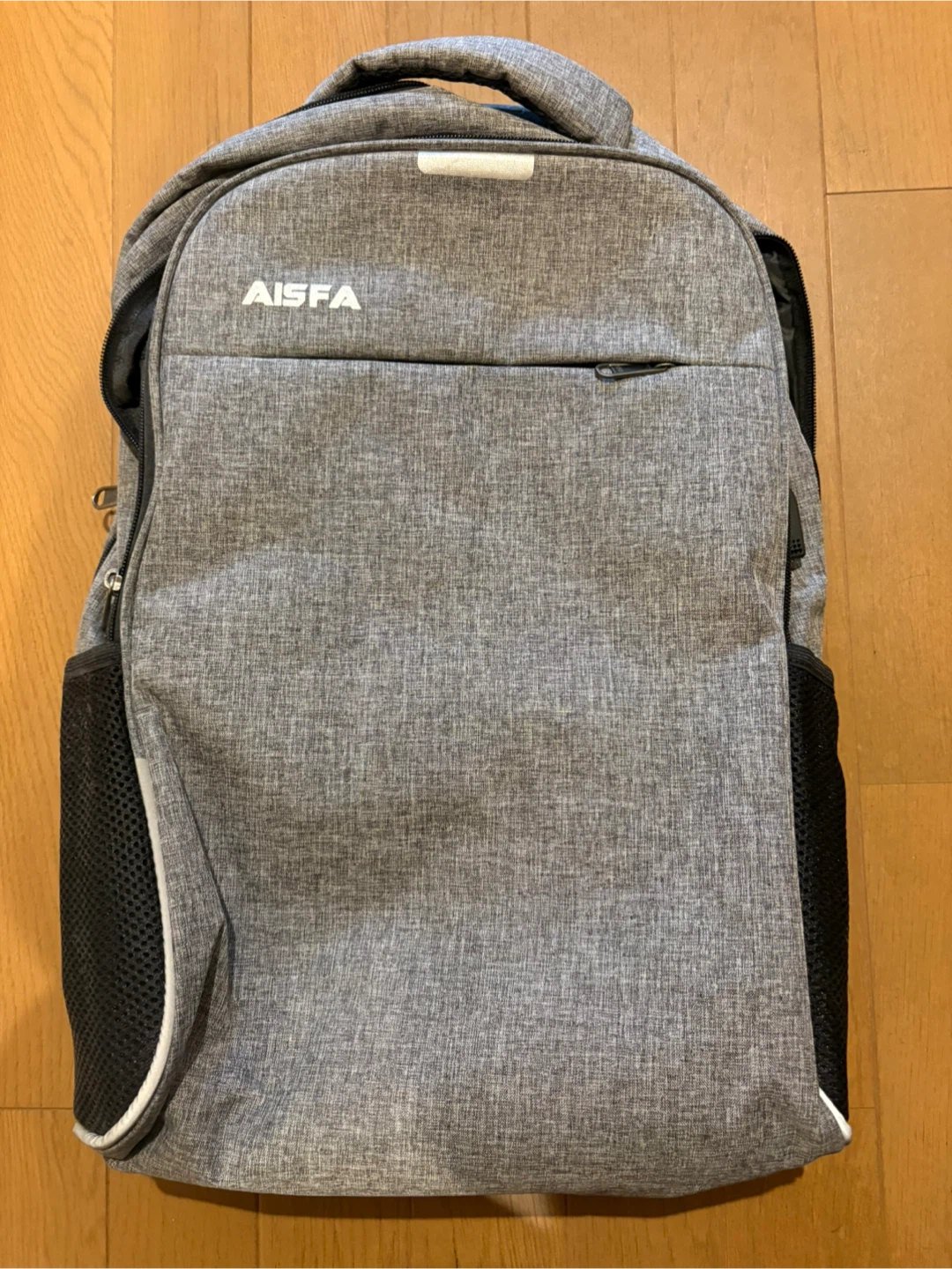 アイスファ リュック 17インチPC対応 グレーの写真2枚目