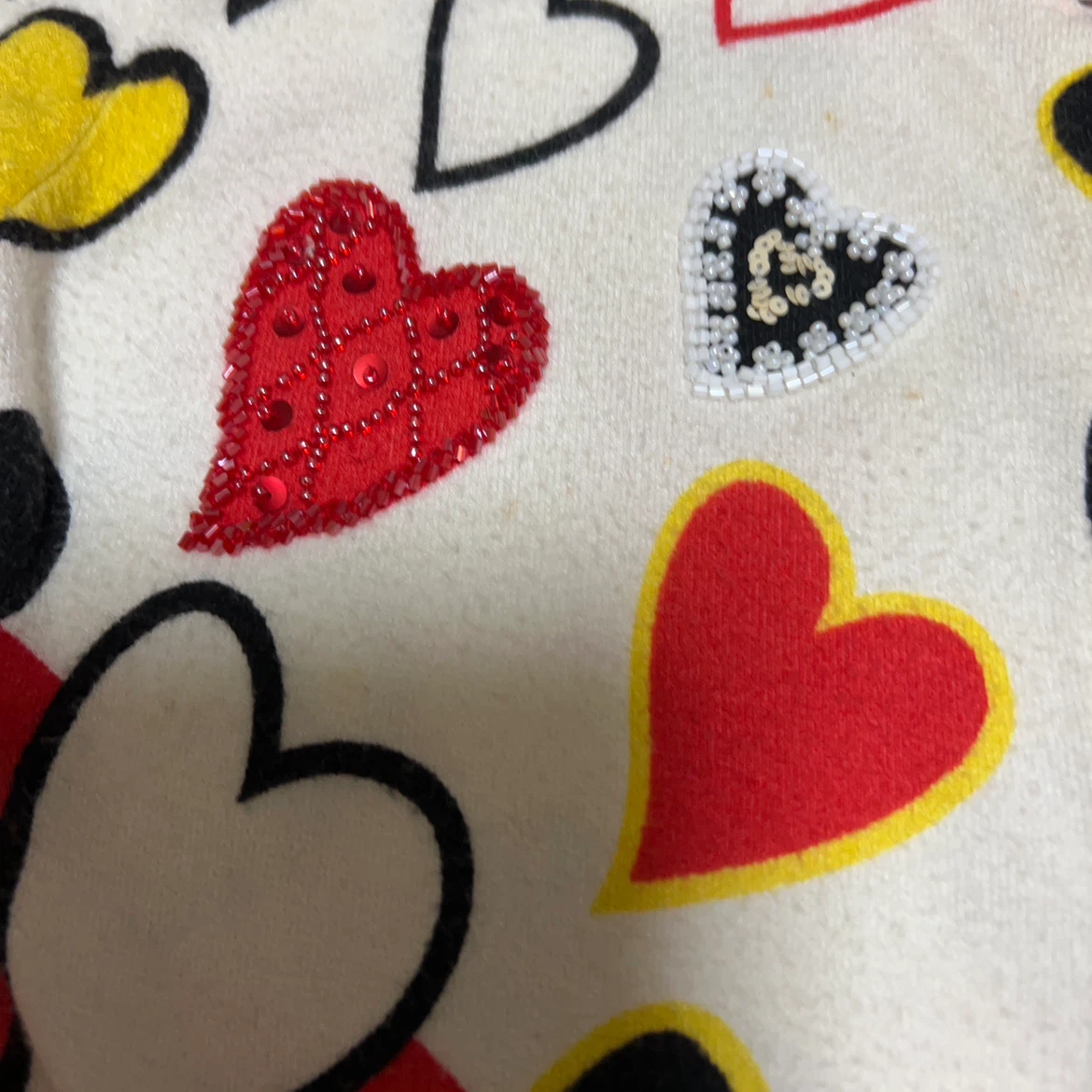 ハート柄 ビーズ刺繍 カーディガンの写真2枚目