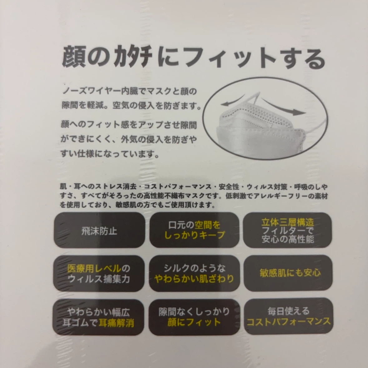 3Dマスク 50枚入の写真4枚目