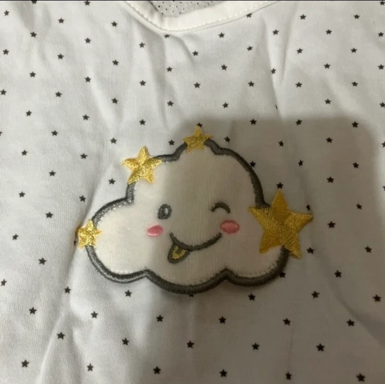 スリーパー 80cm 綿100% 星柄 夏用の写真3枚目