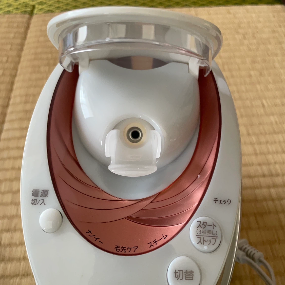 パナソニック スチーマー ナノケア EH-SA67の写真4枚目