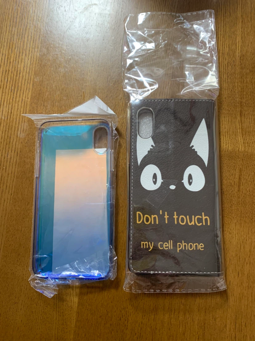 iPhone X/XS用 スマホケース 2点セット