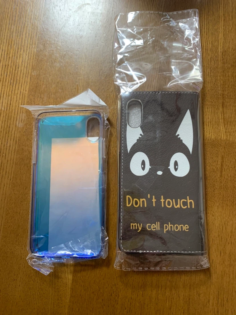 iPhone X/XS用 スマホケース 2点セット
