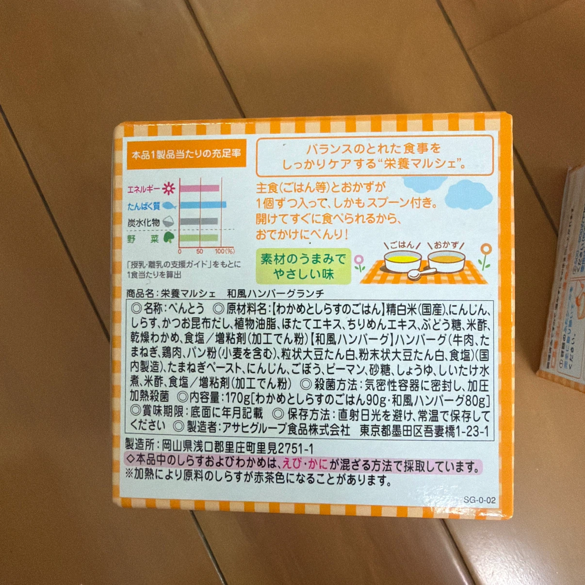 和光堂 栄養マルシェ 和風ハンバーグランチの写真3枚目