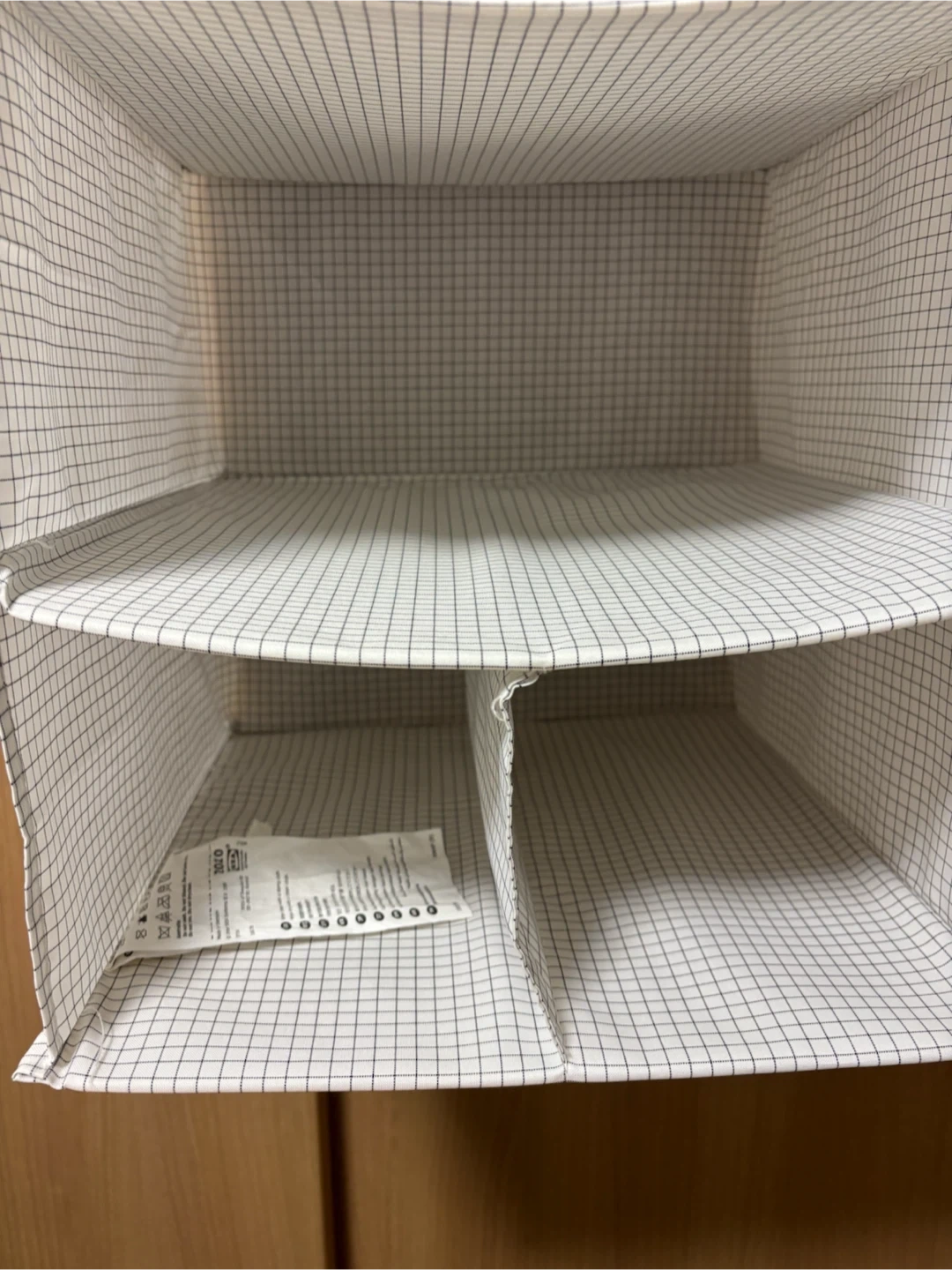 IKEA イケア STUK ハンギング収納 6段 仕切り付きの写真4枚目