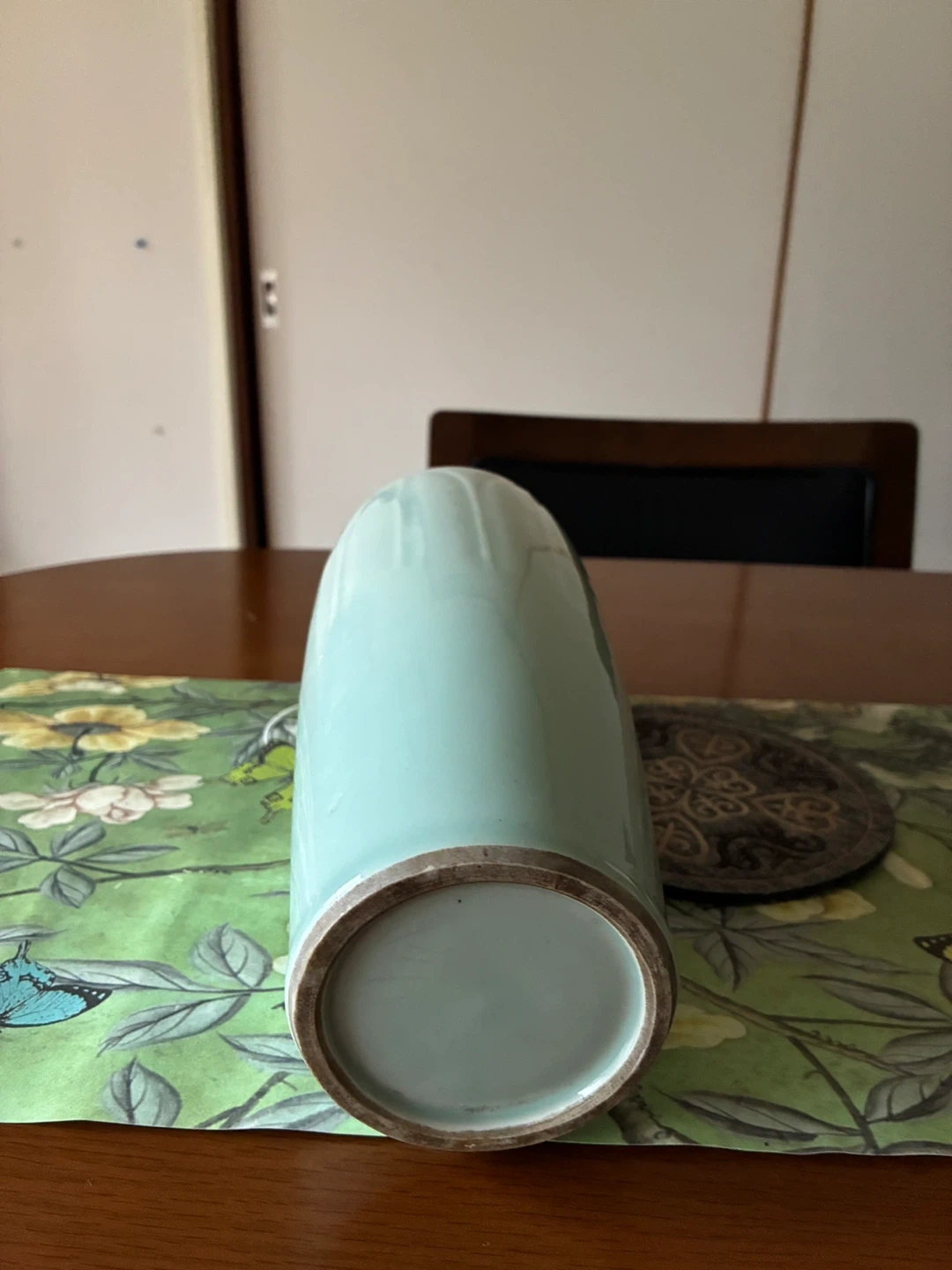青磁 花瓶 陶器の写真3枚目