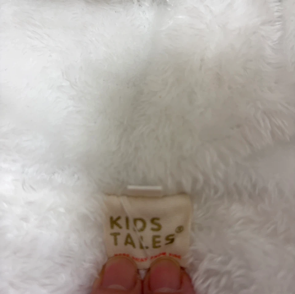 キッズテイルズ うさ耳ロンパース 白 90cmの写真4枚目