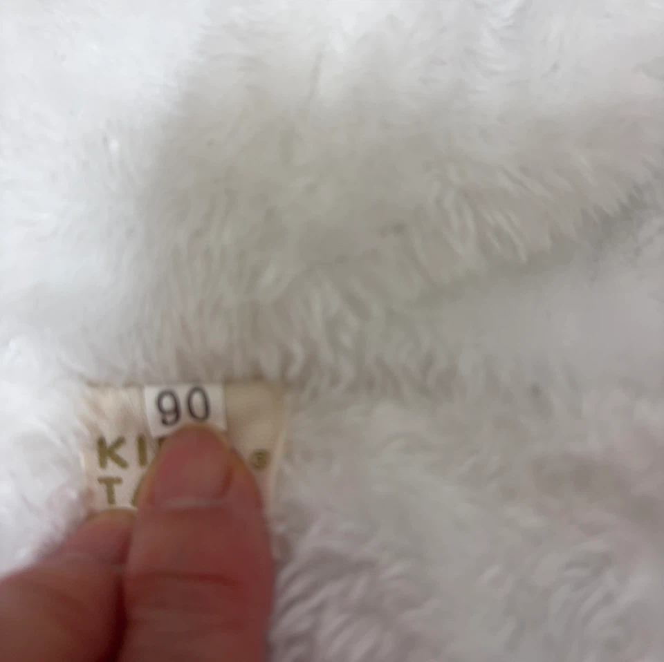 キッズテイルズ うさ耳ロンパース 白 90cmの写真5枚目