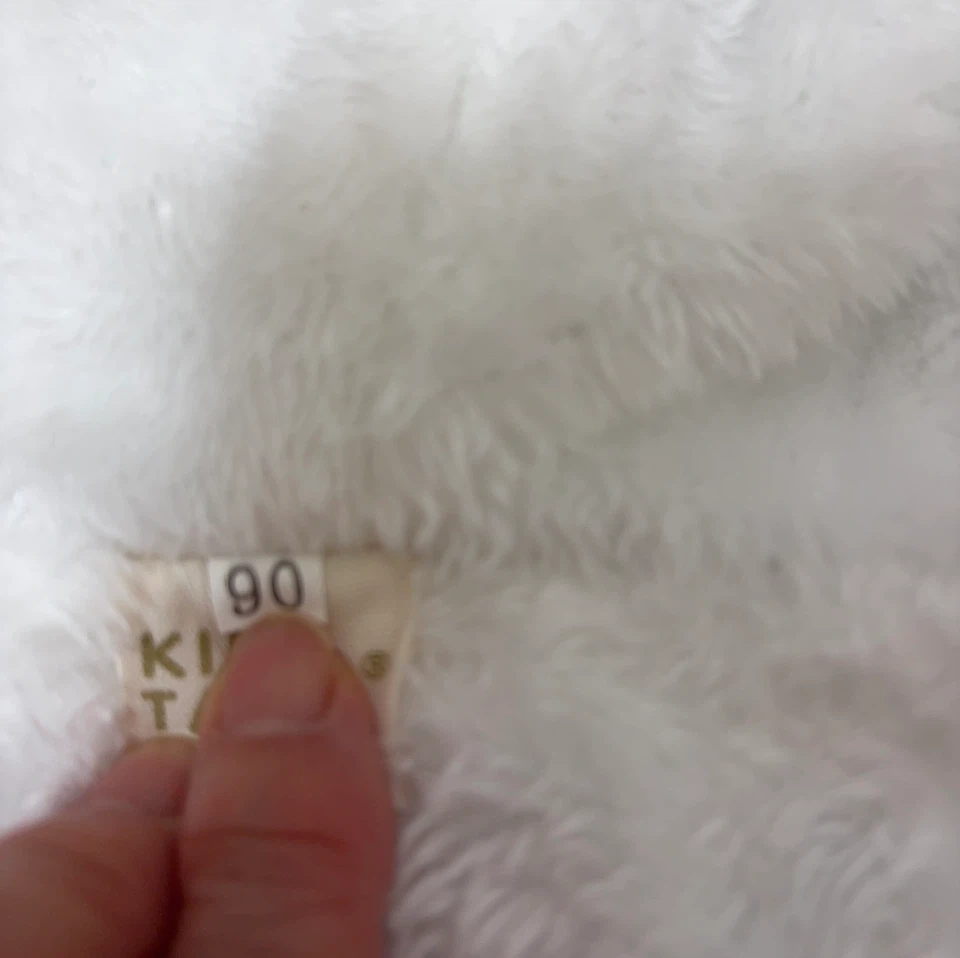 キッズテイルズ うさ耳ロンパース 白 90cmの写真5枚目
